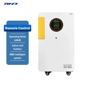7.68kWh All-in-One Home Energy Storage System 3.6kW Hybrid Inverter 25.6V 300Ah LiFePO4 Lithium Battery Solar ESS for Backup