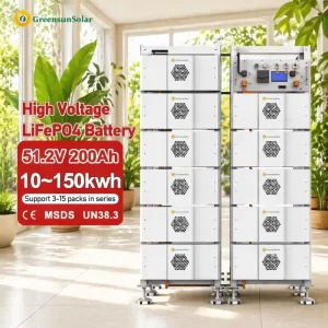 70kwh 80kwh 100kwh 120kwh Lithium Battery Pack LiFePO4 Battery High Voltage Lithium Battery Storage System