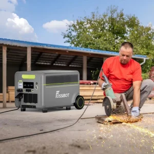 7200W Portable Solar Generator 110V 220V AC Outlet Rechargeable Power Station LiFePO4 Battery Industrial Power