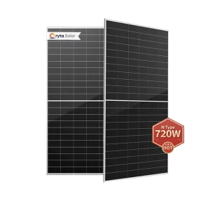 720W Bifacial Half Cell Monocrystalline Solar Panels for Residential and Commercial Solar Energy Systems