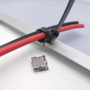750W Panel 9V ABS Solar Bracket ADH Wire Clip