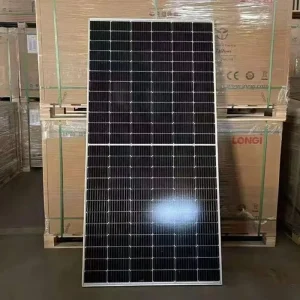来自中国的750W高效单晶透明玻璃太阳能电池板，适用于认证半电池N型太阳能发电系统