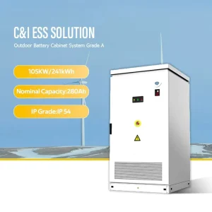 768V Lithium Ion 241.152kWh 105kW Energy Storage System for Solar PV Integration Supporting Hybrid On Off Grid Power Modes