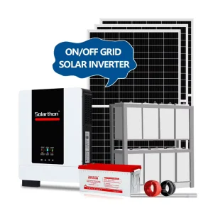 8.2KW 10.2KW Hybrid Photovoltaic Solar Inverter System Complete 230V Home Use Roof Solar Power System