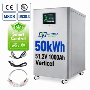 8000 Cycles 51.2V 800Ah 1000Ah 40kwh 50kwh Solar LiFePo4 Li Lithium Batteries Battery Akku Home Energy Storage System