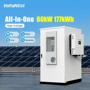 8000 Cycles 80kW 180kWh Solar Storage Integration Industrial and Commercial Energy Storage 177kWh All in One Unit