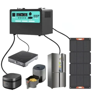 800W Portable Solar Generator 220V LiFePO4 Battery Power Station with MPPT for Camping RV