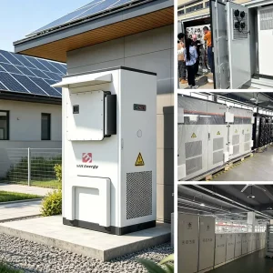 80kWh 100kWh 125kWh 200kWh 261kWh LiFePO4 Battery High Voltage Liquid-cooled Outdoor Battery Cabinet Solar Energy Storage System