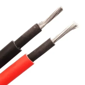 8AWG 10AWG 12AWG PVF 1 黑色+红色太阳能电池板延长线 太阳能连接器