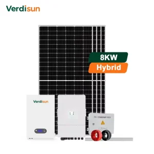8KW-20KW Hybrid Solar Power System with MPPT Controller Roof Mounting Monocrystalline Panels