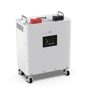 8Kwh 24V 330AH LiFePO4 Battery Vertical Style White 4.3 Inch LCD Display JK BMS for OFF-grid Solar System