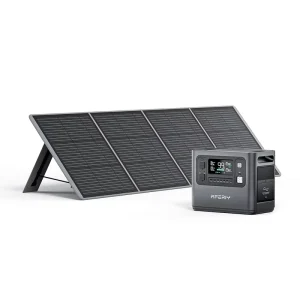 960Wh Portable Battery Generator with 200w Solar Panel Portable Emergency Backup Station Solar Power Generator