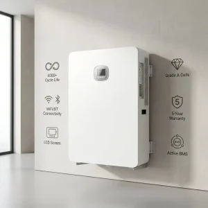 A Lifepo4 Battery Cells 51.2V 300Ah 280Ah 16KWH 15KWH Standing Vertical Type Solar Home Energy Storage Battery Pack
