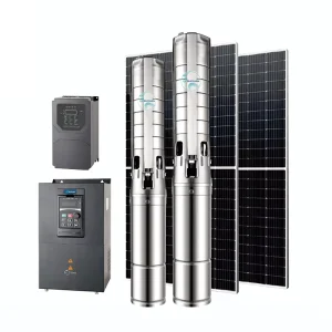 AC DC Solar Deep Well Borehole Submersible Water Pump for Agriculture Farm Irrigation