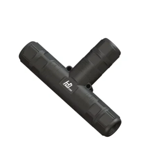 AC Extend Power Cables Three Way Male Female IP68 Waterproof Junction Box 3pin T M20 Electrical Connector
