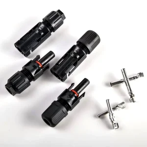 AC Panel Solar Power System Connectors Custom Length DC Connector Pins Tin Copper Contact 2.5mm Male Female PC