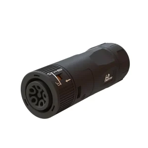 AC Power M25 5 Pin IP68 Waterproof Male Female Panel Mount Connector 600V 35A for Solar Inverter