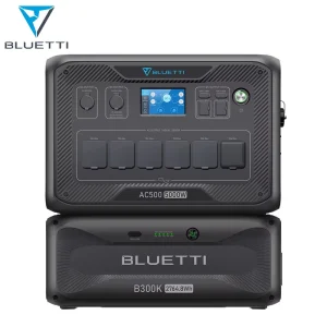 AC500+PV350 Solar Panels Power Station Portable Lithium Battery Generator for Home Backup Outdoor Camping