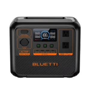 AC70P 1000W 864Wh Portable Power Station Outdoor Camping Solar Generator Battery