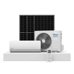 ACDC410A R32 Solar Hybrid AC 1.5HP Full DC Inverter 100% Energy Saving Daytime Off-grid Solar Powered Air Conditioner