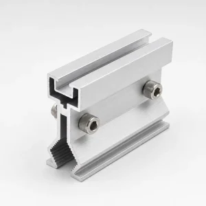 AL6005-T5 Roof Solar Mounting Clamp for Solar Panels with EPDM Rubber Pad