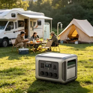 ALLPOWER R2500 Solar Generator 2KW 1920Wh LiFePO4 Power Station All In One Portable Off Grid Stackable IP65