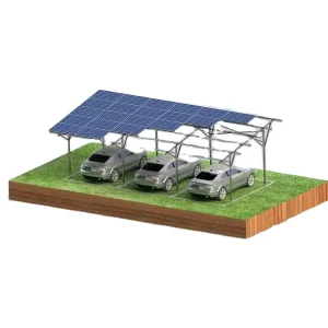 AM-CP02 Solar Car Park PV Panel Mounting System with 60 m/s Wind Load and 1.6 kN Snow Load