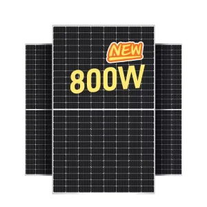 AMSO SOLAR HJT Polycrystalline White 210mm Solar Panels 800W 850W 24.9% Efficiency For Commercial Projects