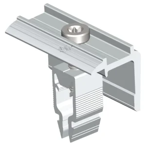 ARTSIGN Adjustable Aluminum Solar Mid & End Clamp PV Panel Mounting Clip for 30 40mm Frames