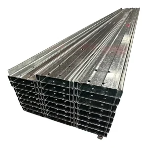 ASTM Hot-Dip Galvanized C-Channel Steel Profile Z275 Zinc Coating for Solar Mounting