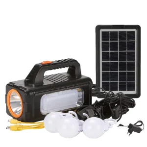AT-9013 Home Solar Lighting System Kits Rechargeable Emergency Light Powered by Solar Energy