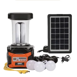 AT-9016B Solar Home Lighting System with MP3, Solar Panel, Power Generator, Storage, and USB Charger