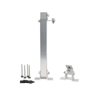 Adjustable Aluminum Solar Panel Mounting Brackets with Front and Rear Legs