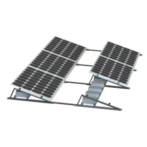 Adjustable Anodized Aluminum Solar Ground Mount Racking System Kit YUJI SFS-FR-02