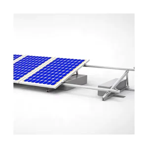 Adjustable Flat-Roof Solar Mounting Structure