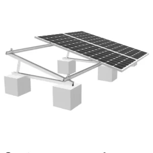 Adjustable Flat Roof Solar Panel Mounting Bracket Racking for Solar Mounting System