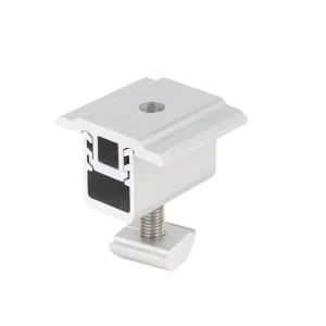 Adjustable Mid Clamp Kit, Aluminum Solar Bracket for Roof Mounting System