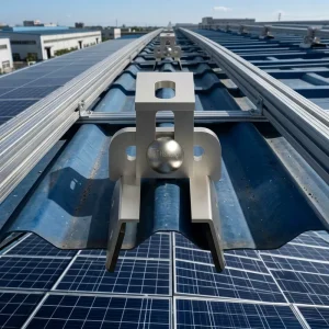 Adjustable Solar Mounting Bracket Kit for Corrugated and Standing Seam Metal Roofs