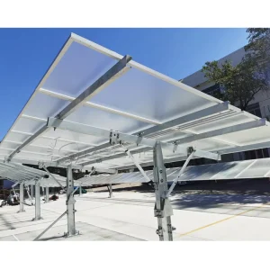 Adjustable Solar Mounting System with 5-60 Tracking Range and 1 Accuracy Solar Panel Ground Mount Racking System