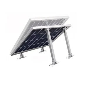 Adjustable Solar Panel Tilt Leg Mount Bracket Anodized Aluminum Alloy Flat Roof Mounting System