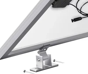 Adjustable Solar Panel Tilt Mounting Brackets Aluminum Frame for RV Roof and Ground