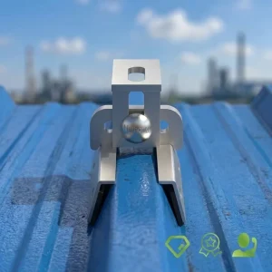 Adjustable Solar Trapezoid Roof Hook Mounting System