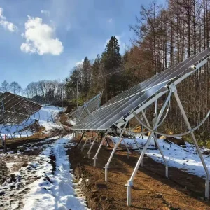 Adjustable Tilt-Angle Solar Ground Mounting System for Solar Panel Bracket Kit Structure