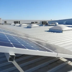 Adjustable Tilt Mounting Bracket for Flat Roof Industrial Solar Panels, Stainless Steel and Anodized Aluminum