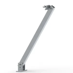 Adjustable Tilt Solar Mounting System with Front and Rear Legs for Flat Roofs, Metal Roofs and Ground