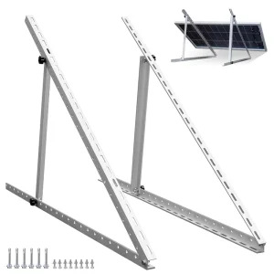 Adjustable Triangle Balcony Solar Panel Bracket for Flat Roof and Wall Mounting