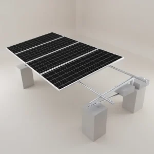 Adjustable Triangle Tilt Kit Ballasted Flat Roof PV Stainless Steel Aluminium Anodized Solar Panel Mounting System