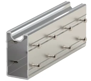 Adjustable Waterproof Solar PV Rail Connector with Quick-Angle Bracket