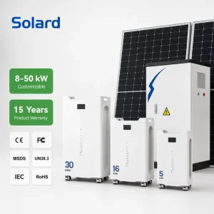 Advanced BMS Control 51V 600Ah Stackable LiFePO4 High Capacity off Grid 30kWh Home Energy Storage Battery ESS