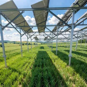 Agricultural Greenhouse Zn-Al-Mg Steel Solar PV Mount Bracket